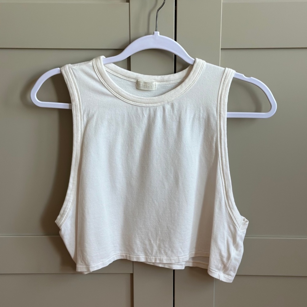 Skims Boyfriend Crop Tank [Sz S]